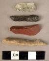 11 flint blades - triangular cross section