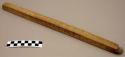 Ornament?, worked stick, square-in-cross-section, incised designs