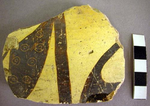 Zoomorphic potsherd (butterfly wing)