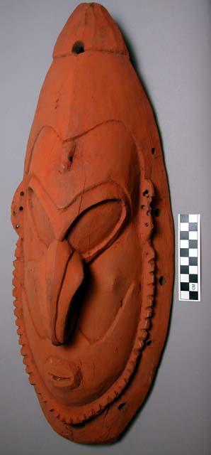 Wooden mask called watakapu - used as wall ornament