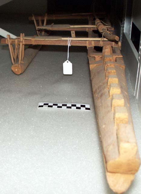 Model of canoe