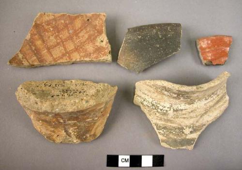 12 potsherds