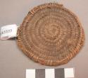 Fragment of coiled basket