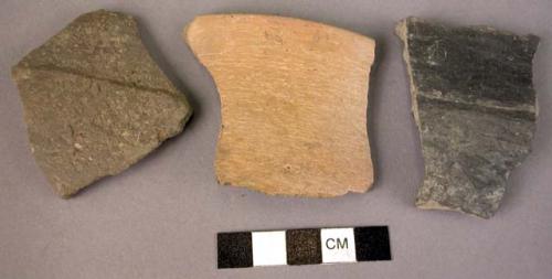 Fragments of pottery pitchers