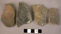 Pottery cup fragments