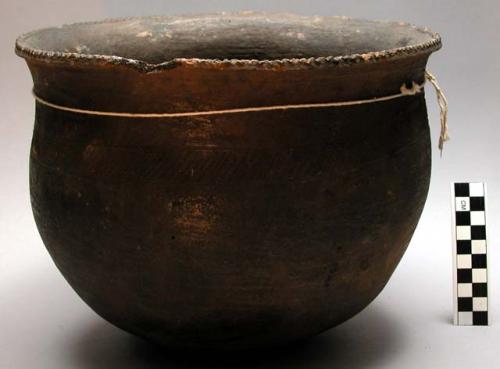 Pottery bowl.