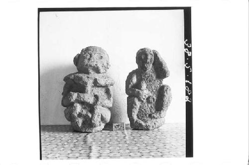 Two small stone Figures (Front)