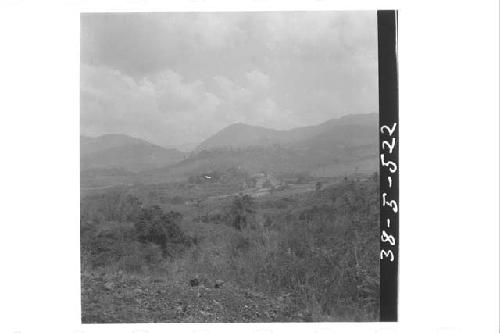 Main group of ruins from Group 7 looking across valley