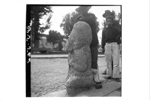 Large Stone Figure (left Profile)