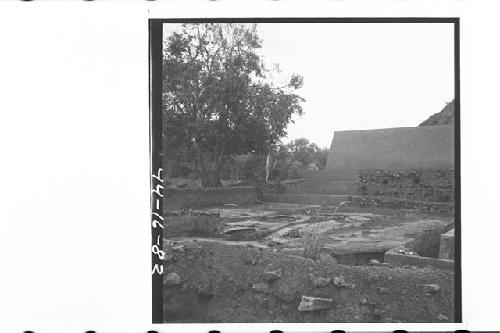 Panorama of N. side of Central Structures at end of 1944 season.  Looking S.