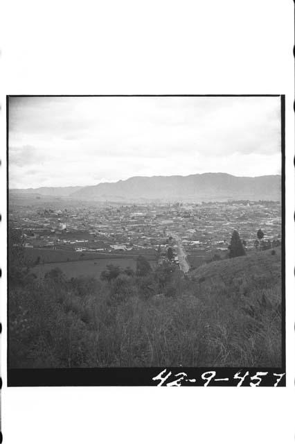 City from Piedra del Mono looking NW