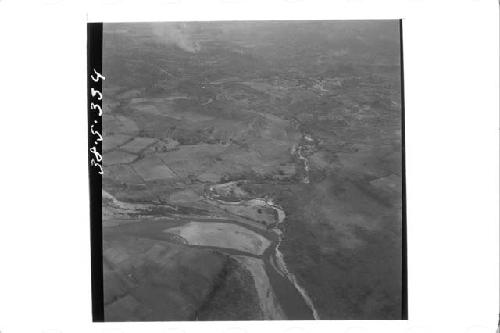 Air view of Rios Alash and Blanco La Union at top and right side of photo.