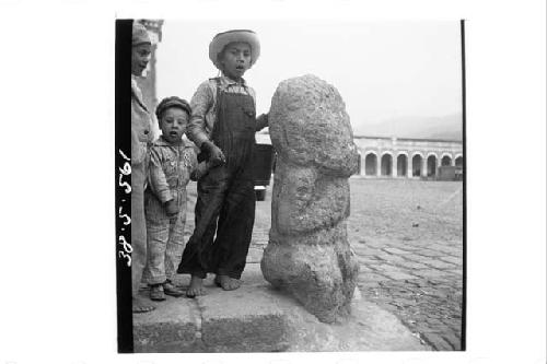 Large Stone Figure (Right profile)