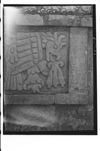 Stone panel, Temple of Moon.  Eagle.