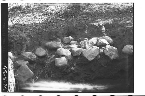 Stones on south side of Mound 1