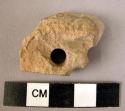 Potsherd - light colored - perforated