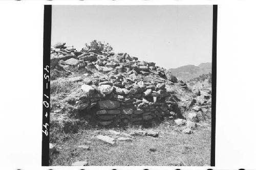 Section of wall in structure 7 at Chicol
