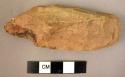 Silicified sandstone bifacially worked chisel