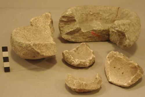 Parts of stone dishes