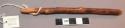 Wood, Prayer stick, pointed at one end, undecorated
