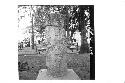 One large stone figure (6 ft. profile)