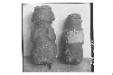 Back of 2 small stone figures