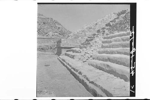 Steps of Temple; East Side of Main Court