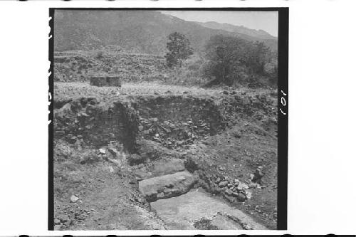 Ruins of Xolchun-North side of ball court