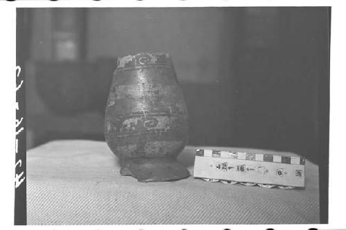 Nicoya Polychrome Annular-Base Pottery Jar