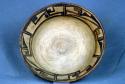 Bowl, polacca polychrome style c. int: linear design; ext: linear design. 11.3 x