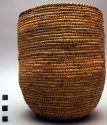 Lidless basket - fine coiled weave, diameter of rim 7" ("kibo")