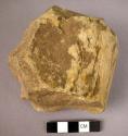 Crude quartzite hand axe - made from pebble