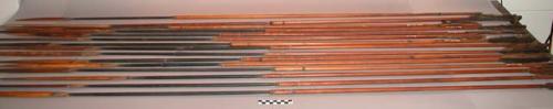 Bamboo-pointed arrows, for large game