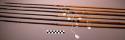Arrows - palm foreshaft with notched head; set into reed shaft. shaft +