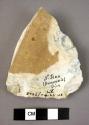 Crude flint hand axe or scraper