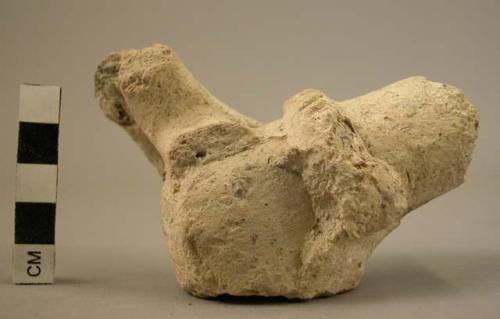 Baked clay figurine or spout