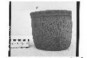 Crude Incised-Decorated Pottery Jar