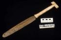 Snow knife. Bone handle and copper blade. Used for snow house building. 38.5x6.