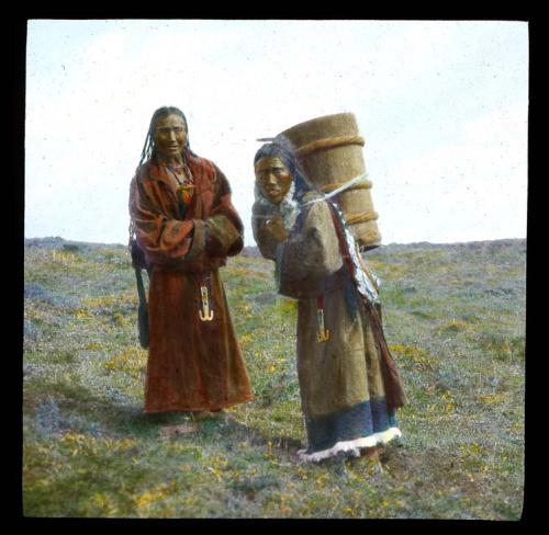 Tibetan women carrying water, September 1923