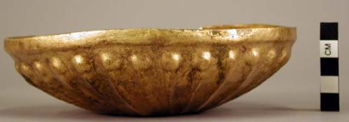 Gold cup - plaster cast