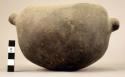 Bowl, stone (steatite), with 2 lugs