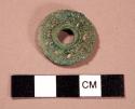 Copper spindle whorl