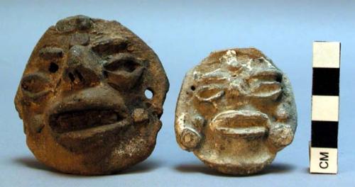 Effigy of human head from incense burner