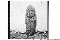 Large carved stone huamn figure with tenon.