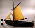 Miniature baleen sailboat