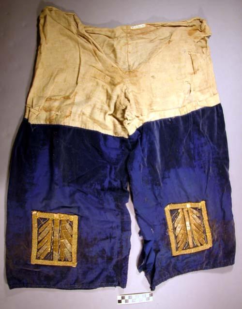 Trousers of dance costume