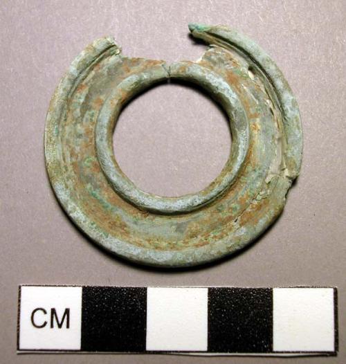 Pendant, disk-shaped