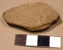 Ceramic body sherd, undecorated earthenware