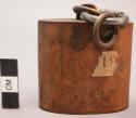 Snuff or tobacco box, copper