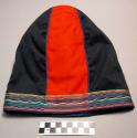 Woman's hat--broadcloth and braid